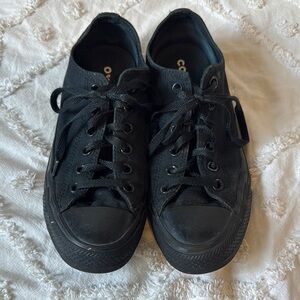 Black Converse shoes